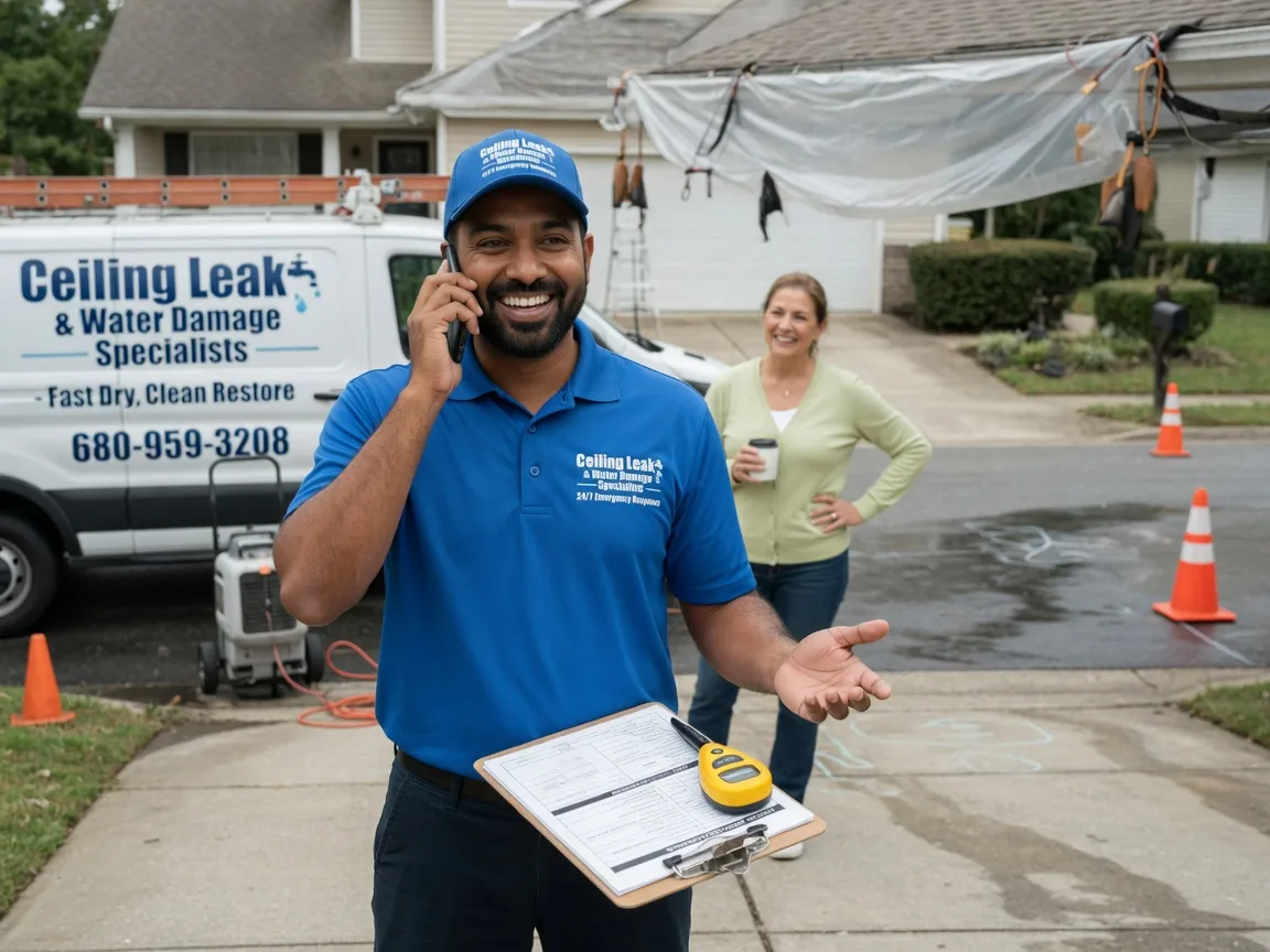 Ceiling Leak Cleanup Farmville, VA FAQs